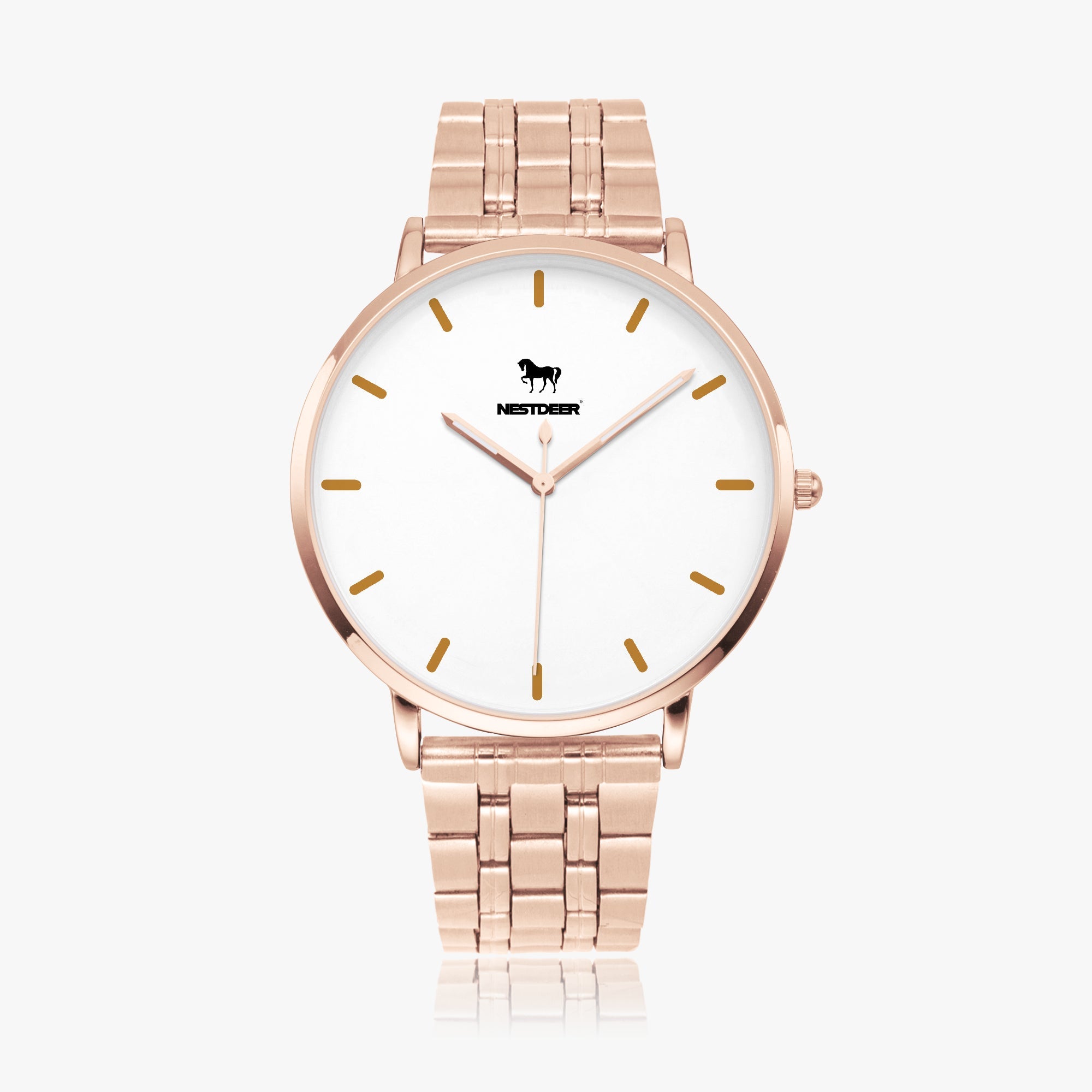 273. Instafamous Steel Strap Quartz watch