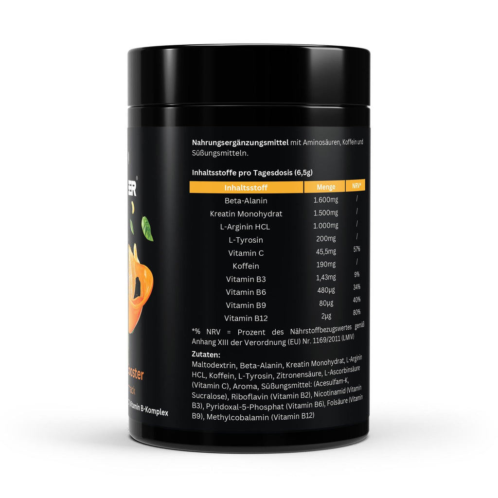 Pre-Workout Booster Orange - 520g