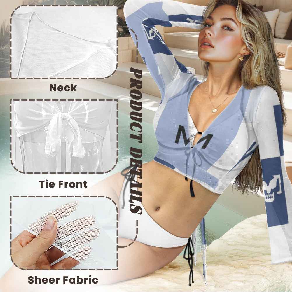 MUNSIEUR Cardigan T-Shirt for Women