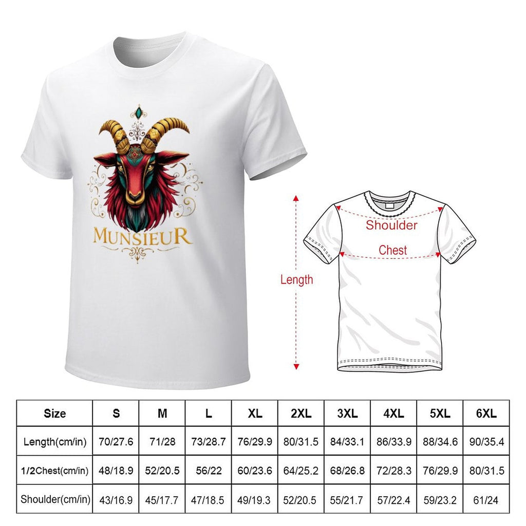 Men's Munsieur Tee "Icon Billy" Designer Streetwear Fashion