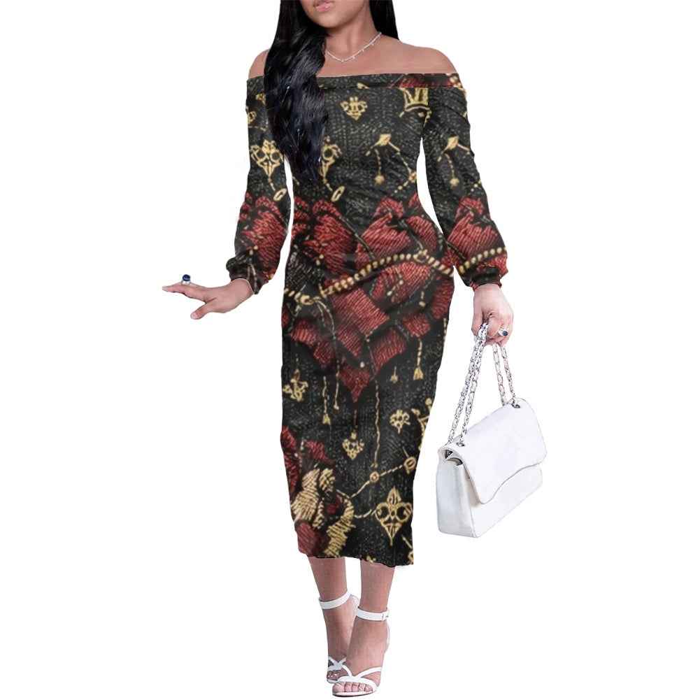MUNSIEUR Women's Long Sleeve Dress Valentine's Day Collection New Arrivals