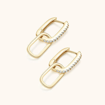 925 Sterling Silver Moissanite Earrings