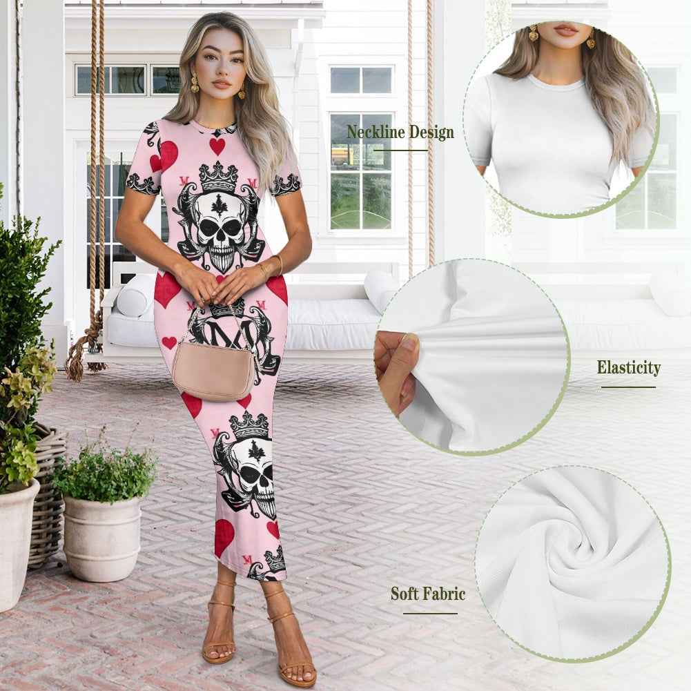 MUNSIEUR Women's Long Sleeve Dress Valentine's Day Collection