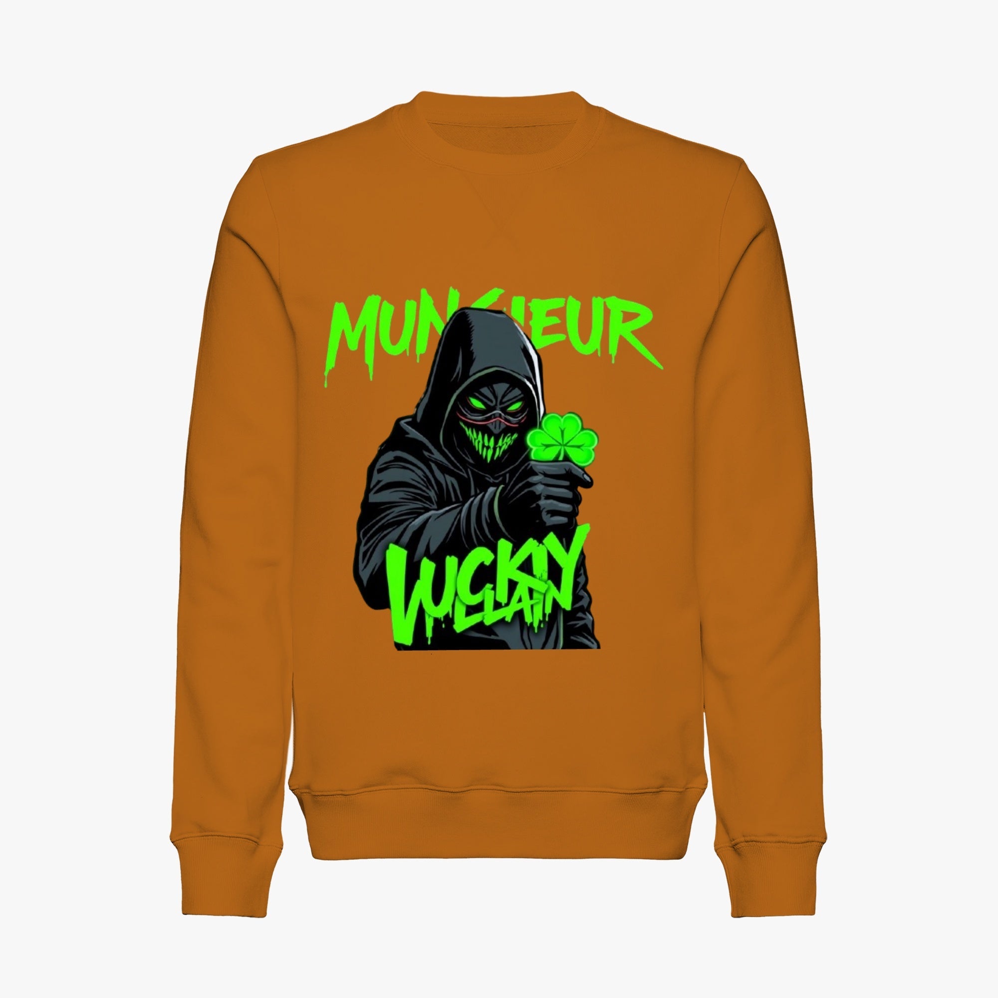 St. Patrick's Day Collection Munsieur Unisex Clover Gang 🍀 Crewneck Hoodie Sweater