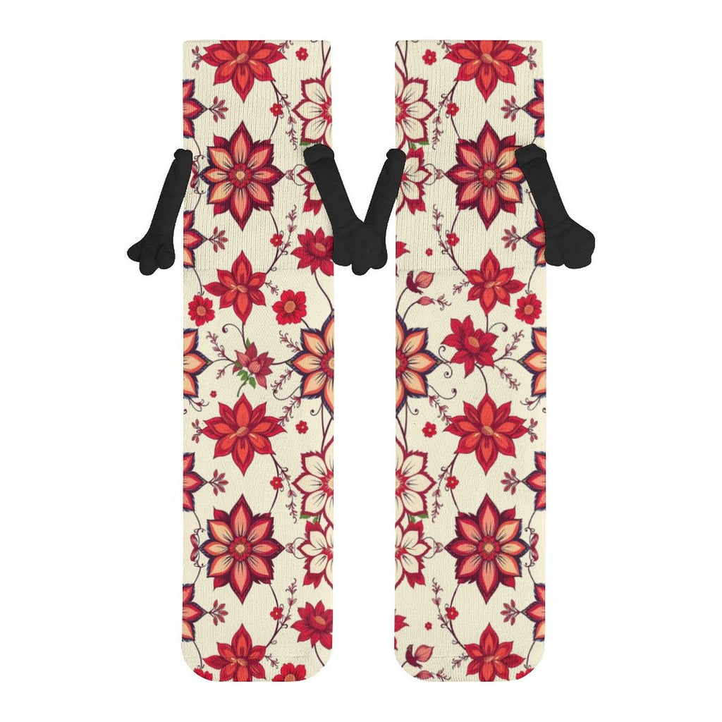 Munsieur Design Buddy Socks Magnetic Holding Hands Funny Socks accessories