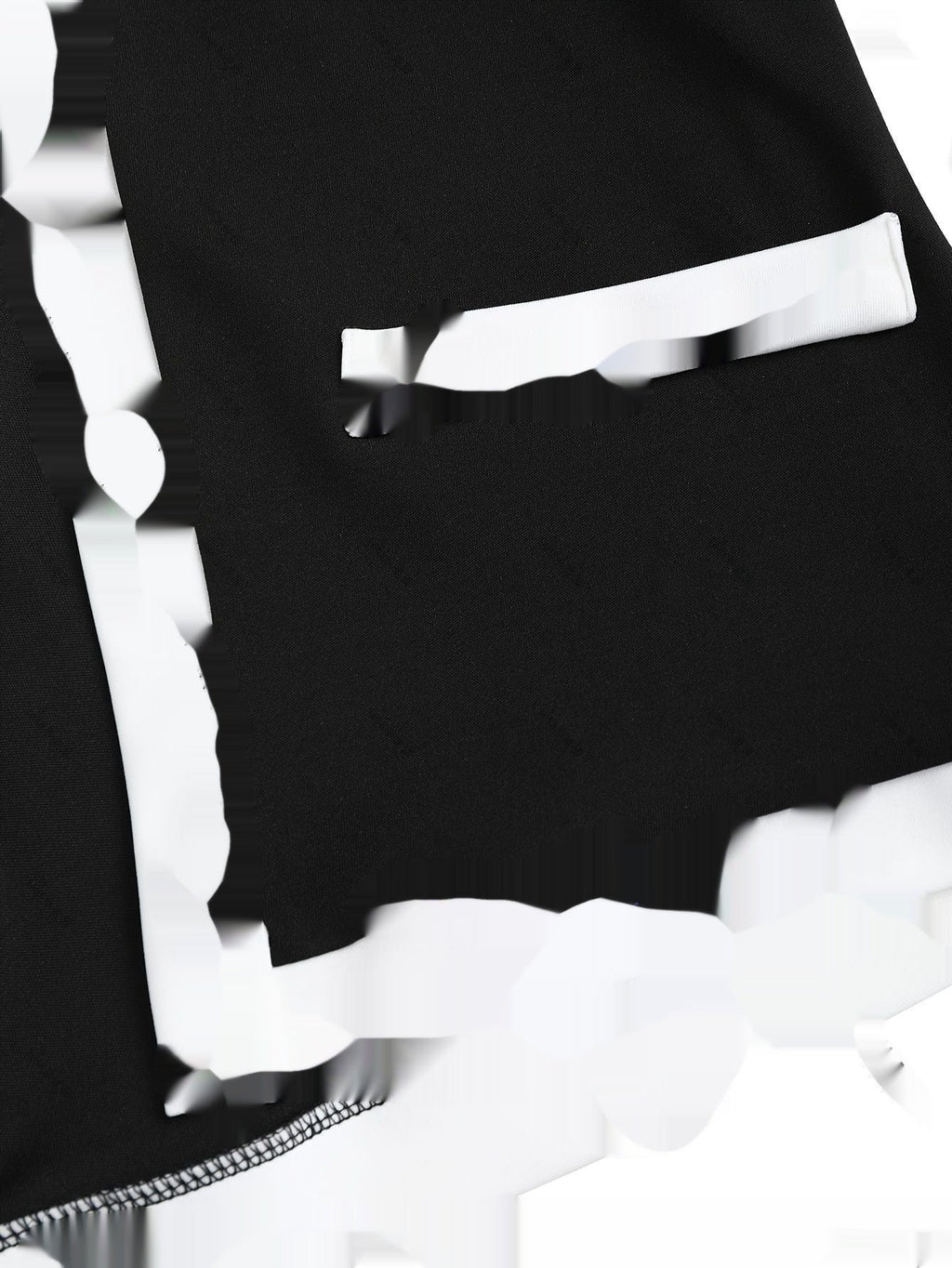 Women's Color Matching Top And Hip Skirt Two-piece Set