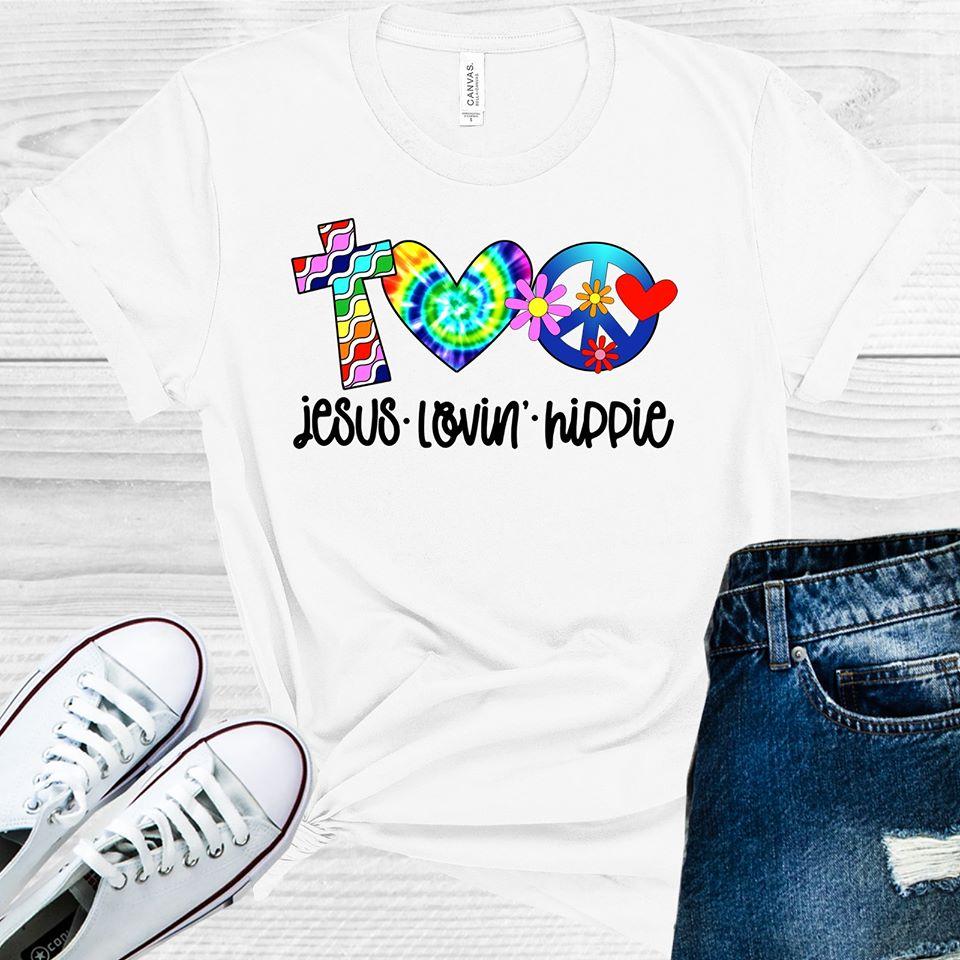 Jesus Lovin Hippie Graphic Tee