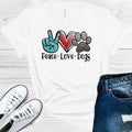 Peace Love Dogs Graphic Tee