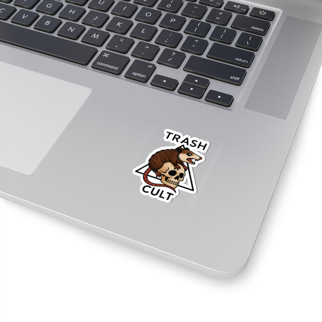 Trash Cult Kiss-Cut Stickers | Edgy Art Stickers, Laptop Decoration, Unique Gifts, Cool Sticker Pack, Street Style Decor