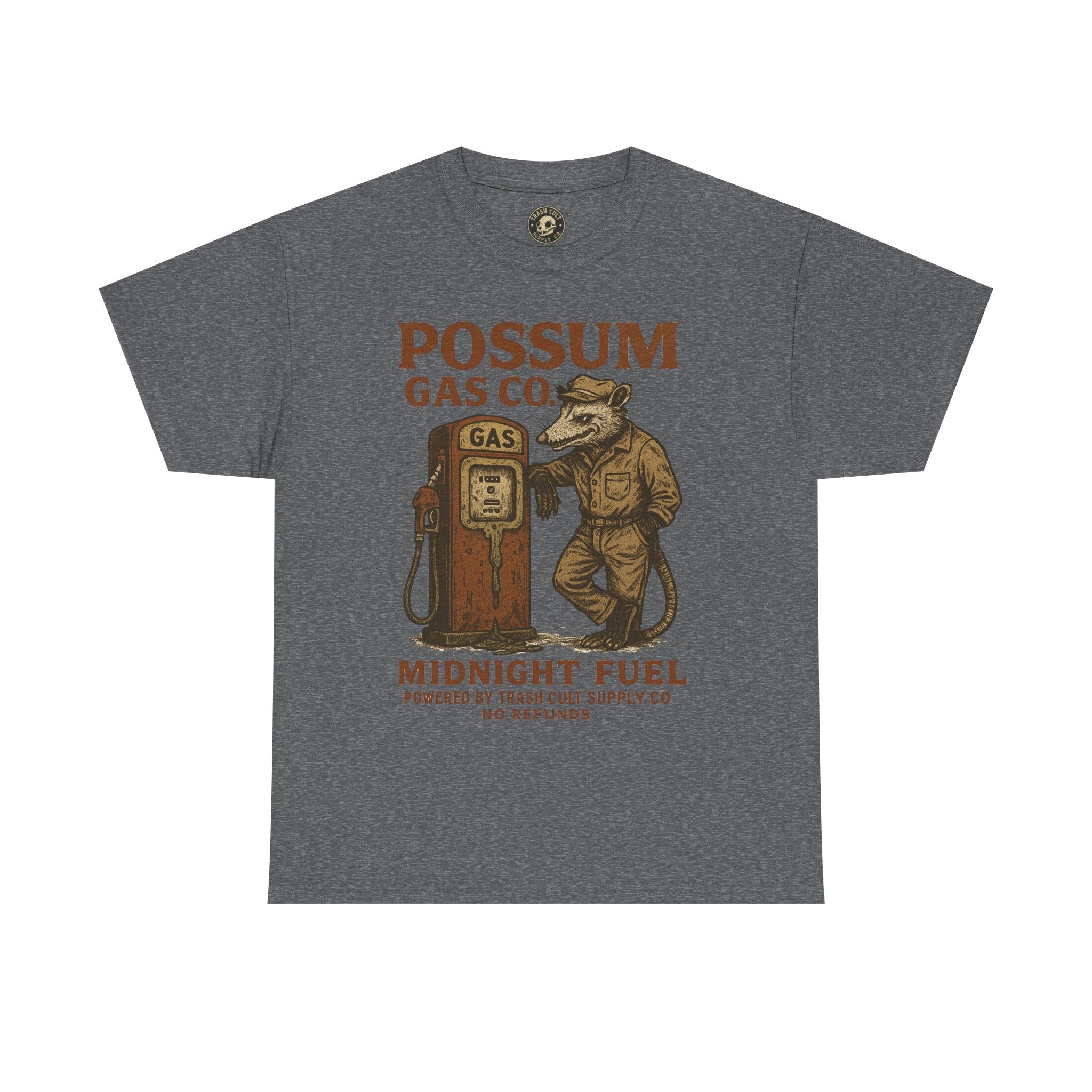 Possum Gas Co. Vintage Feral Mechanic Shirt – Trash Cult Supply Co. – Gildan 5000