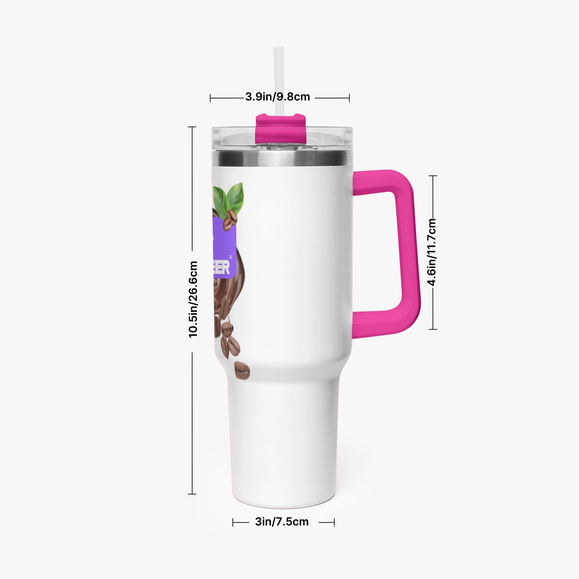 1102. 40oz Car Tumbler Cup