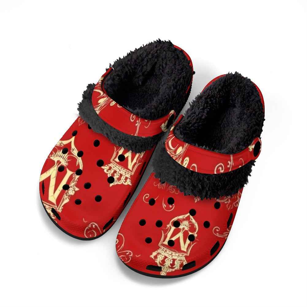 MUNSIEUR Fuzzy Crocs Sandals New Arrivals