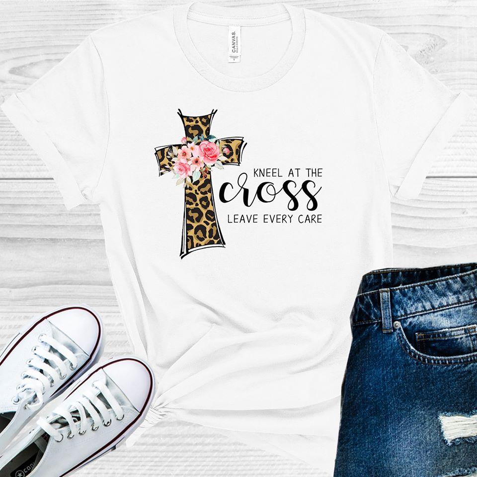 Kneel at the Cross Leave Every Care Graphic Tee