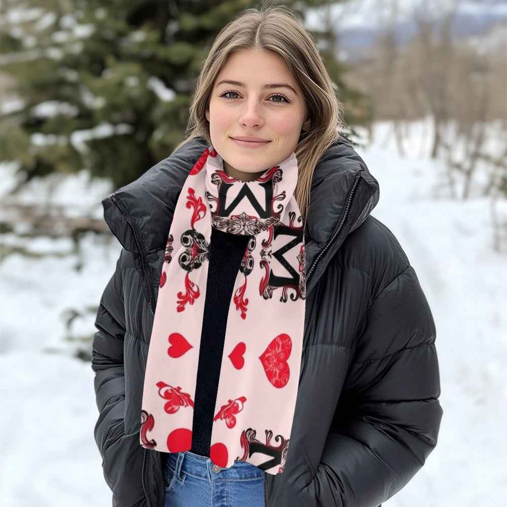 MUNSIEUR Fluffy Scarf Accessories Valentine's Day Collection
