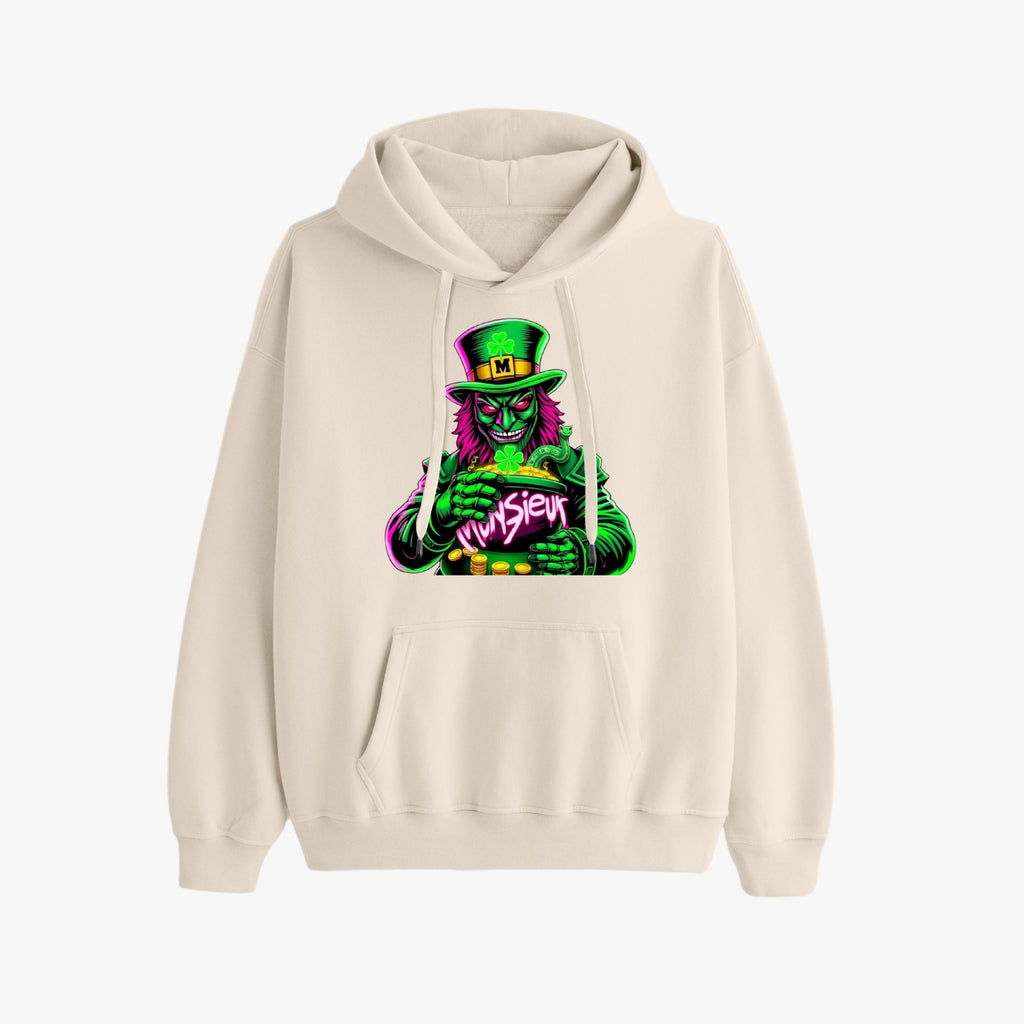 St. Patrick's Day Collection Munsieur Leprechaun Mafia Unisex Premium Pullover Hoodie Sweater