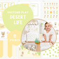 Desert Animals Printable Dramatic Play Kit
