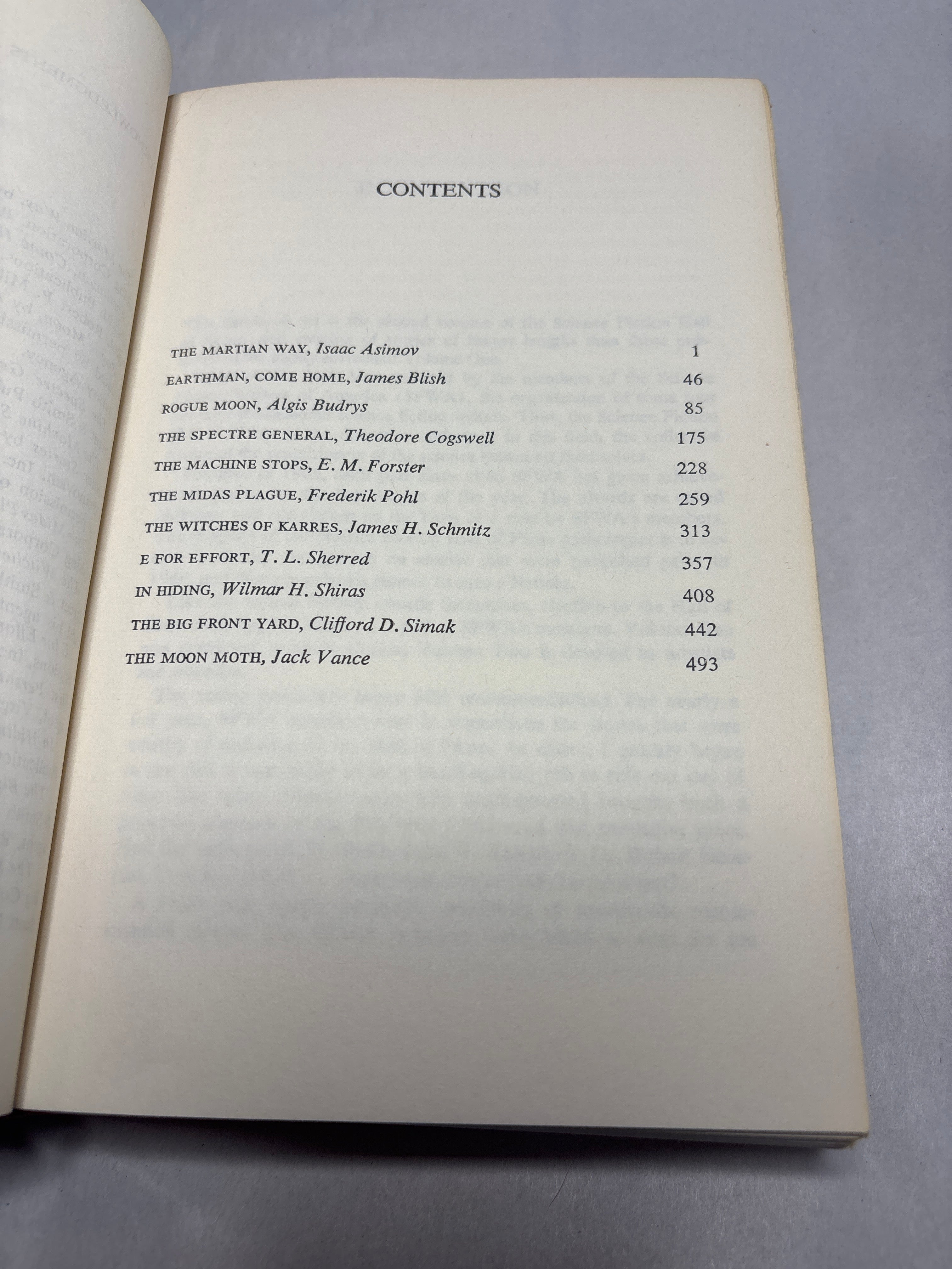 The Science Fiction Hall of Fame Volume 2B by Isaac Asminov and Jack Vance