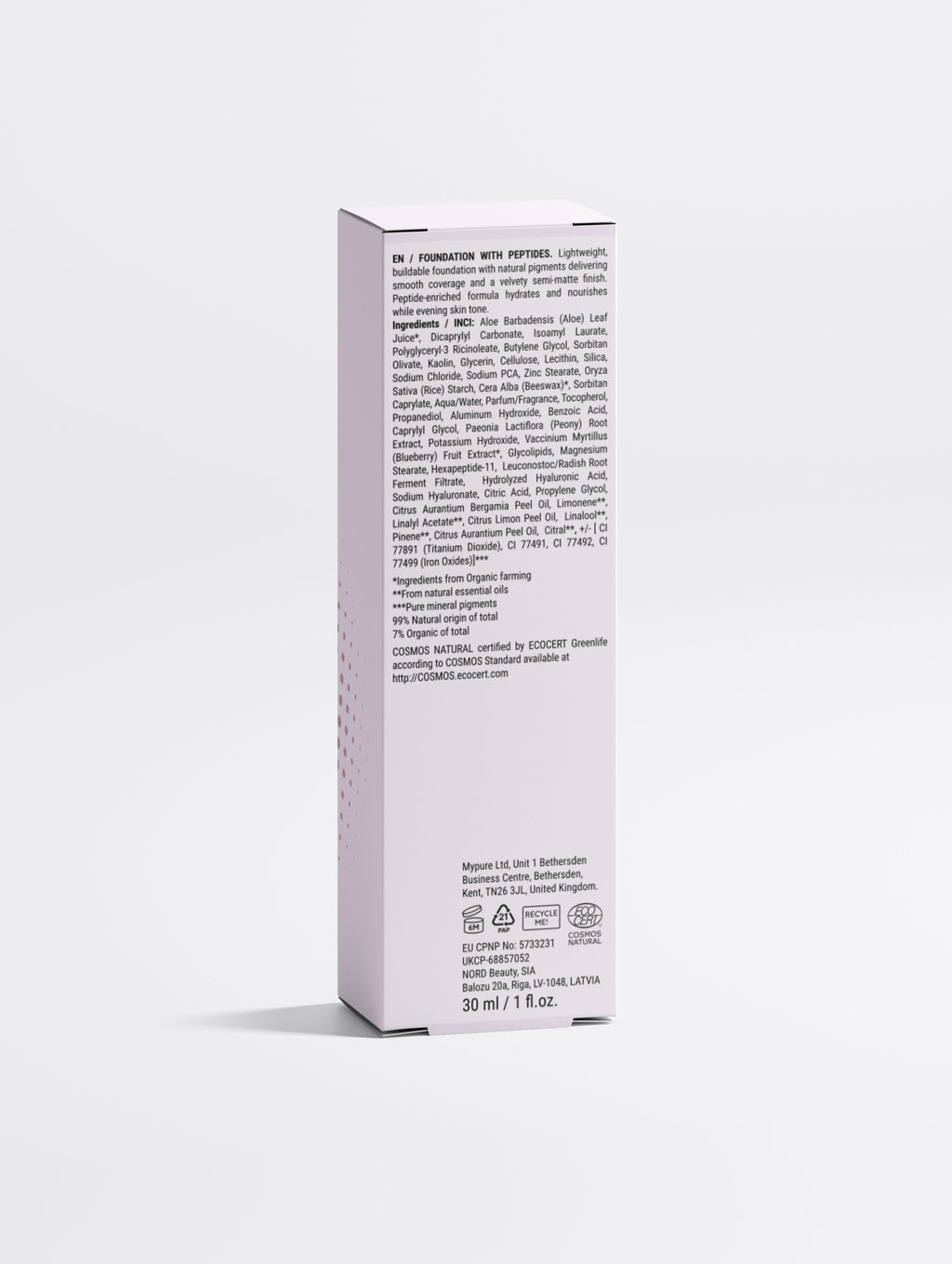 Foundation with Peptides, 20 Medium Neutral