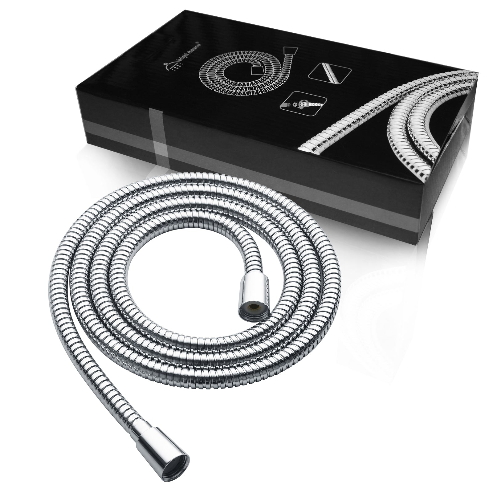 69 Inch Shower Hose For Hand Held Shower Heads,Stainless Steel Kink-Free Hose