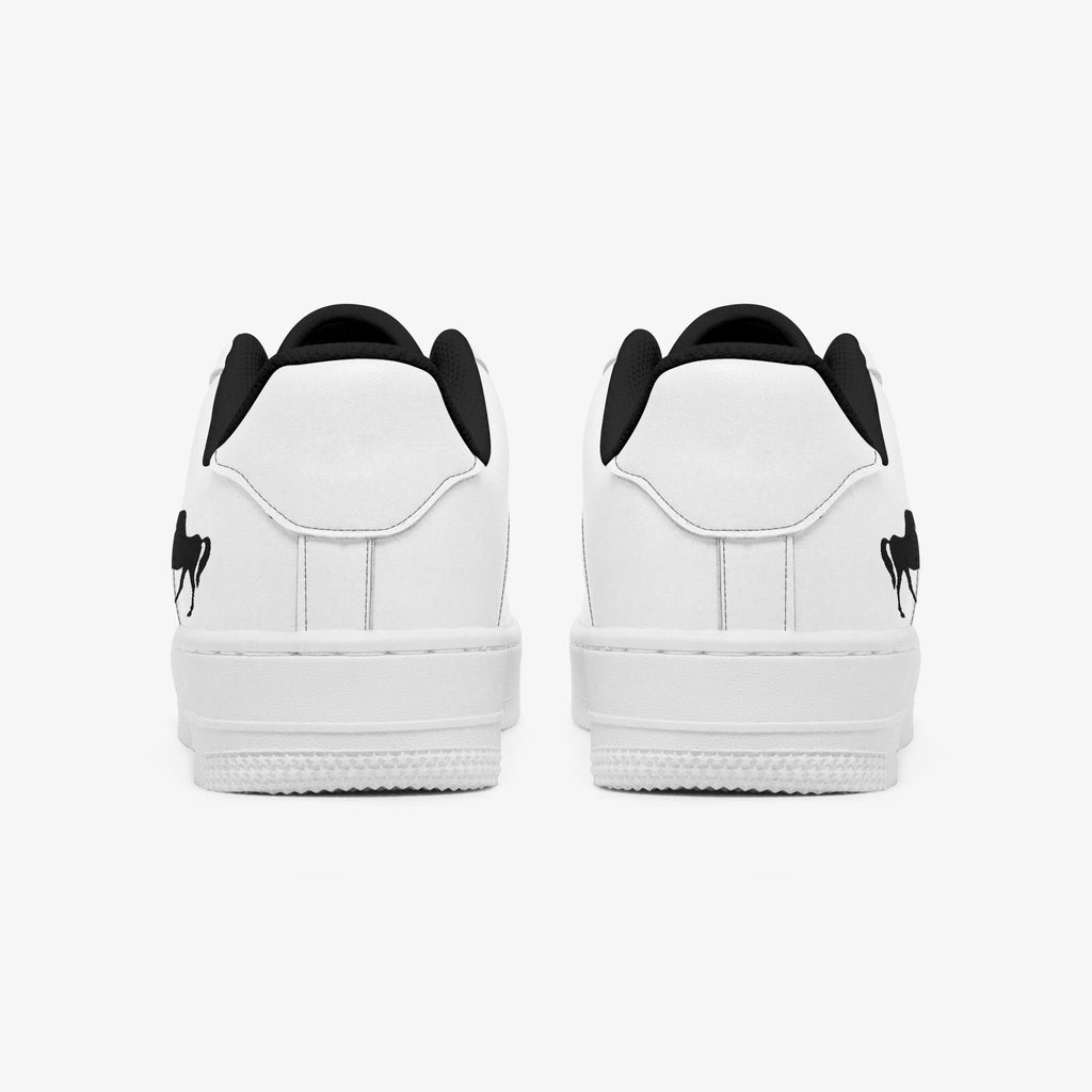 NESTDEER 977. AF1 Low-Top Leather Sports Sneakers - Tongue Printable