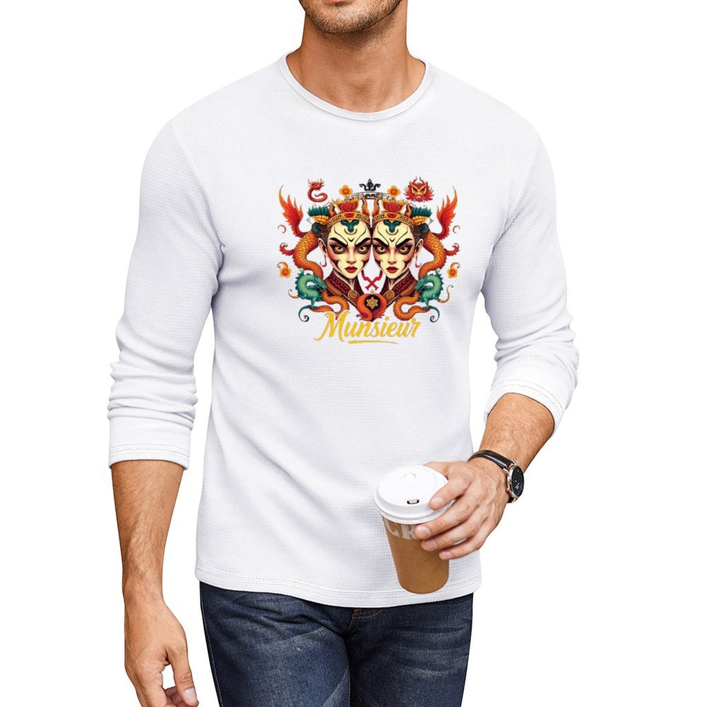 Munsieur Long Sleeve Tee for Men: Perfect for Layering and Standalone Wear