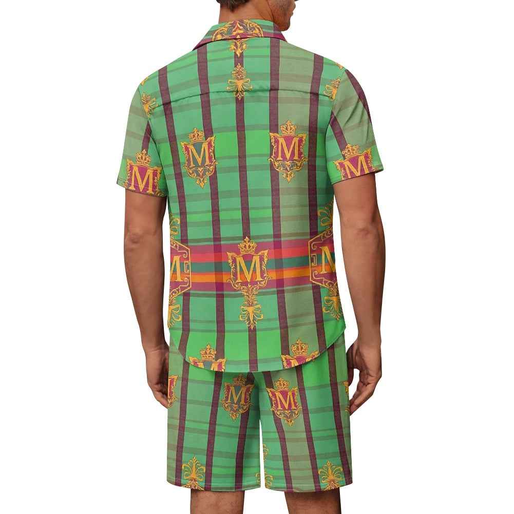Men's Beach Shorts Set - Two Piece Summer Vacation Outfit