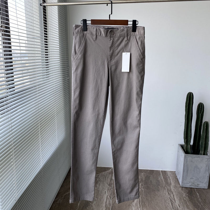 Four-sided Autumn New Men's Casual Pants Solid Color