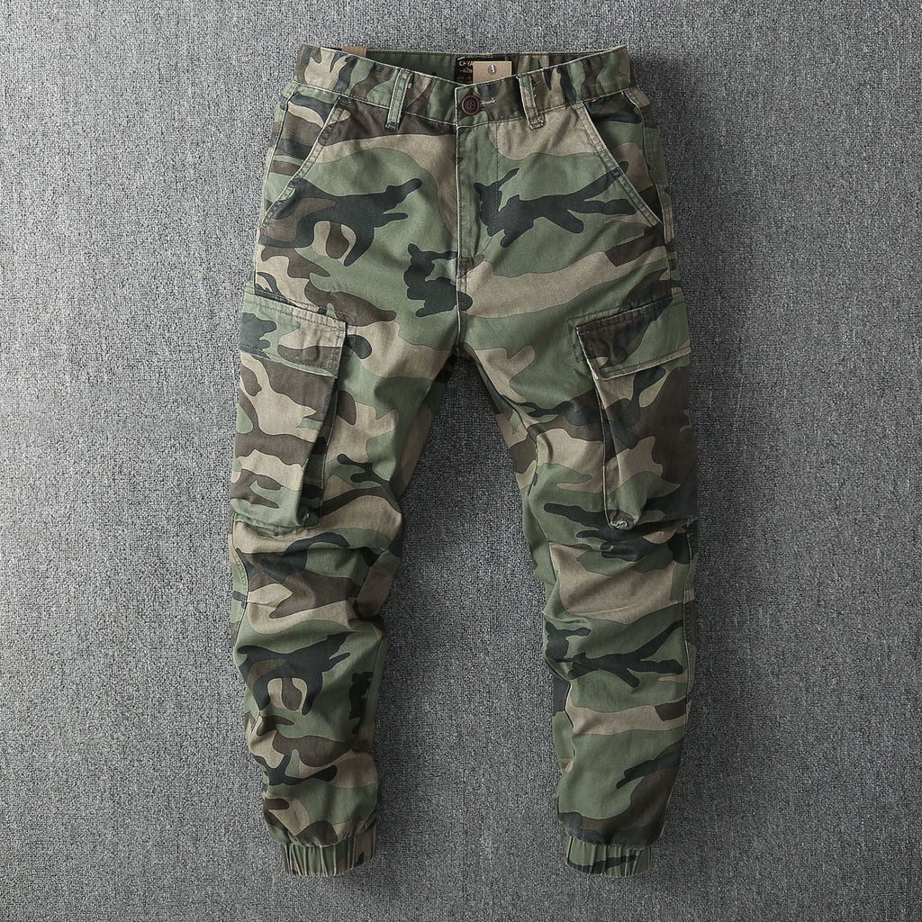 Men's Loose Sports Hard-wearing Camouflage Cargo Pants