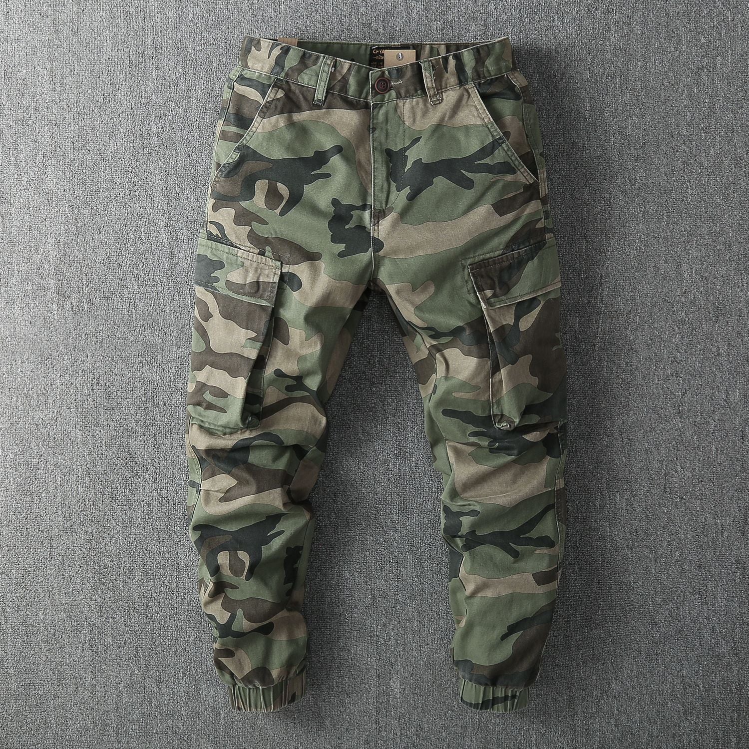 Men's Loose Sports Hard-wearing Camouflage Cargo Pants