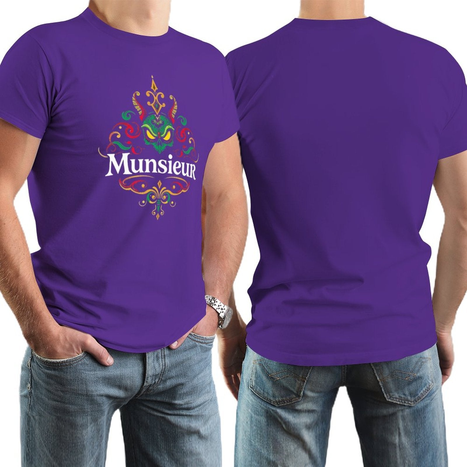 Munsieur Halloween Tee for Men "Big Jin" Streetwear