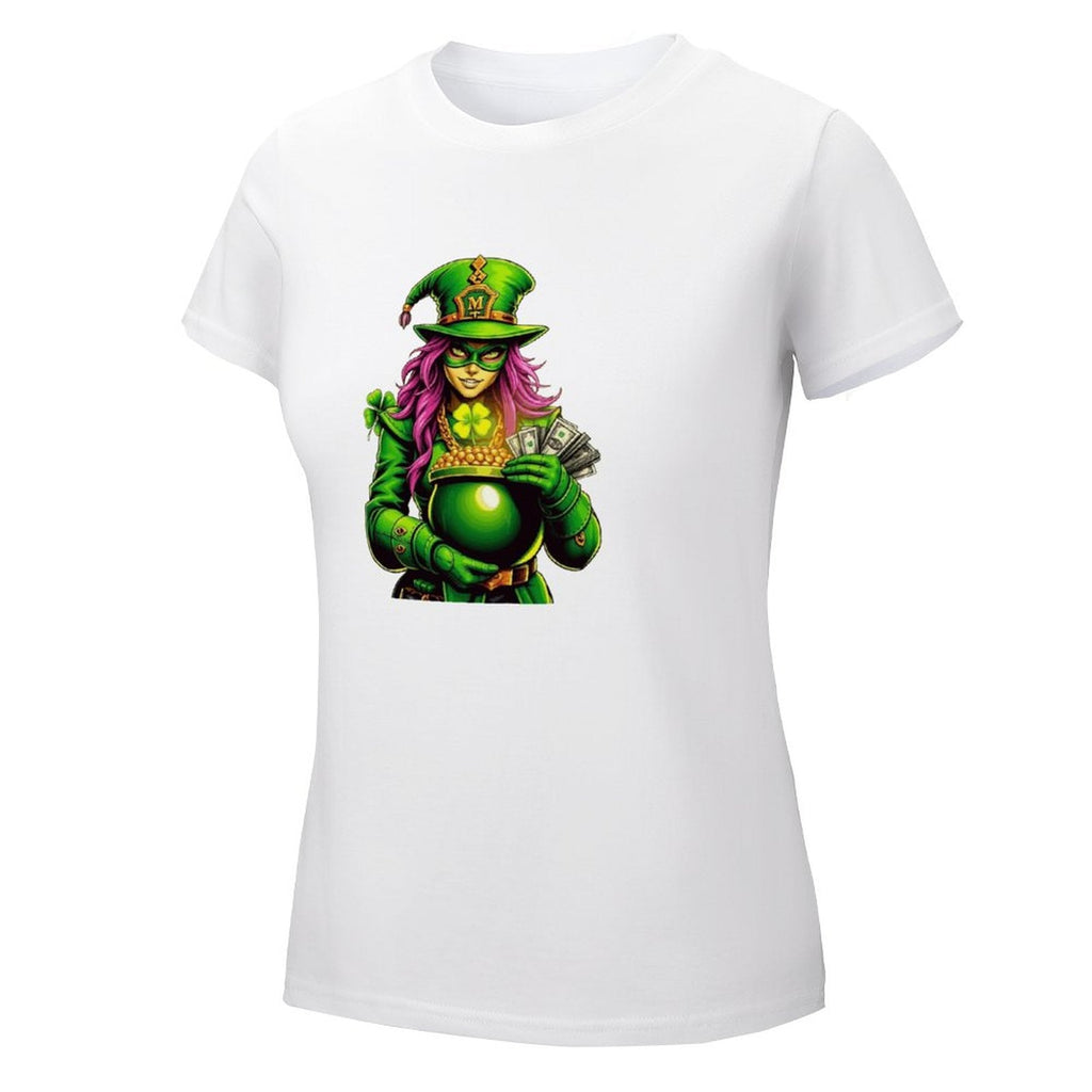 St. Patrick's Day Collection Leprechaun Mafia "Kimberly" T-shirt for Women
