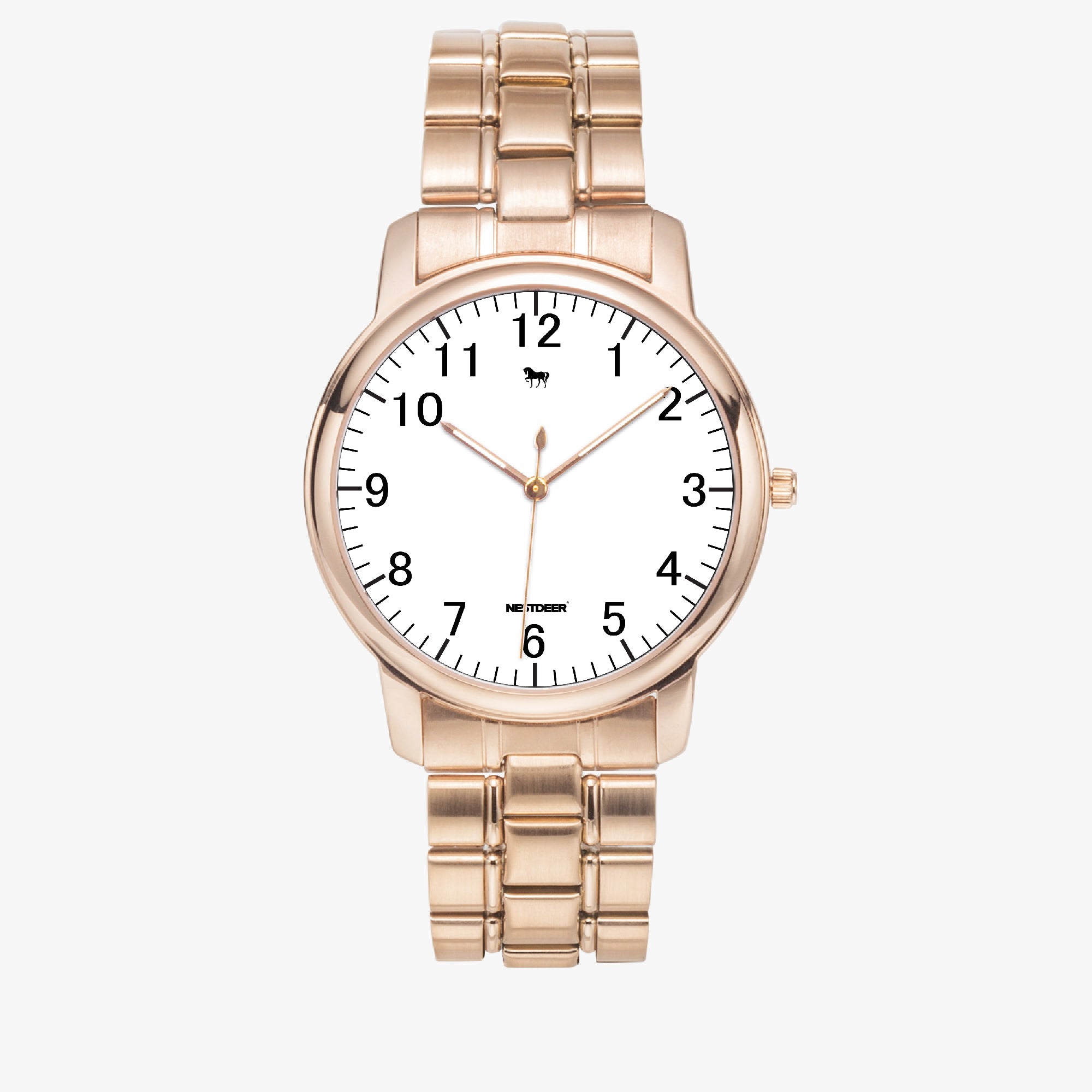153. Folding Clasp Type Stainless Steel Quartz Watch