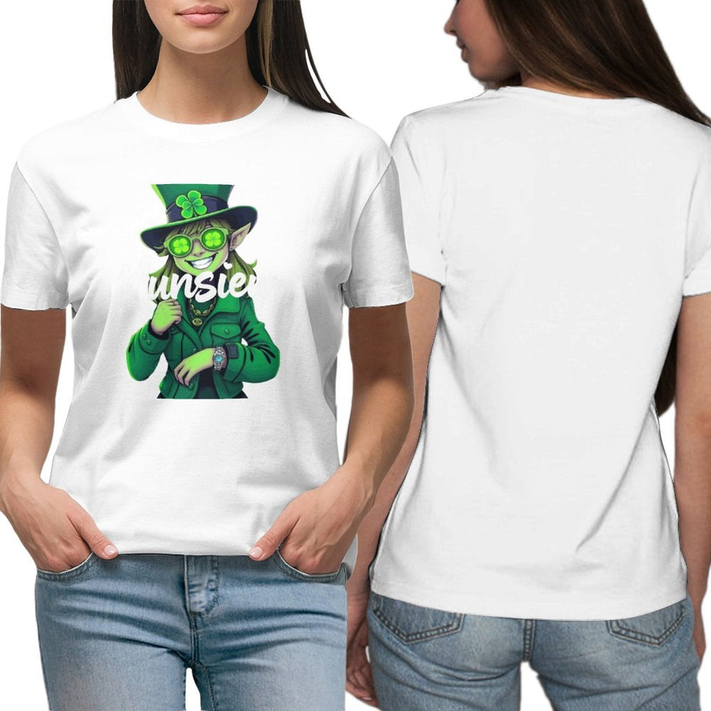 St. Patrick's Day Collection Leprechaun Mafia "Kiku" Women's T-shirt