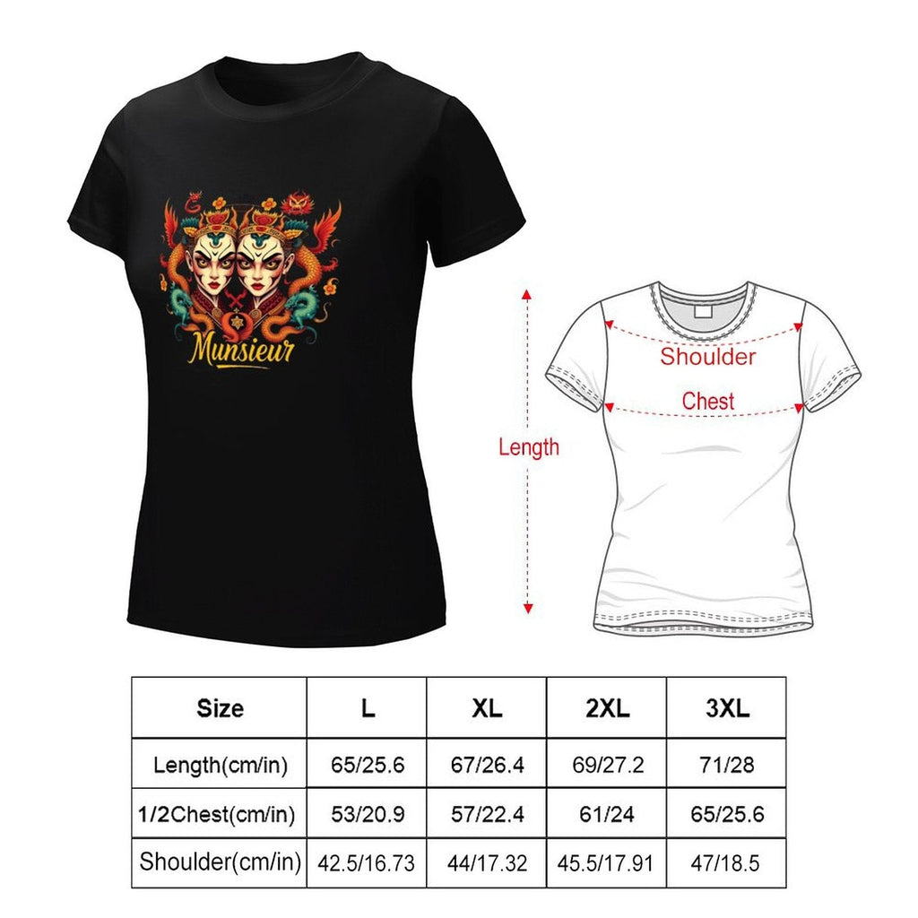 Munsieur T-Shirt for Women: Classic Comfort with a Contemporary Twist for Her