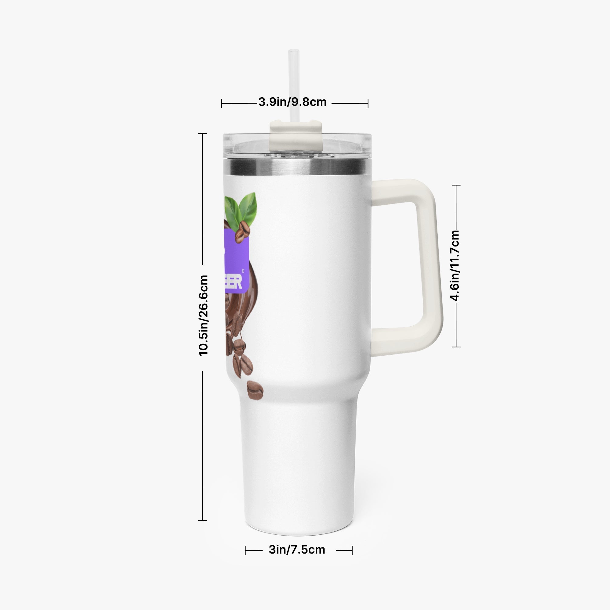 1102. 40oz Car Tumbler Cup