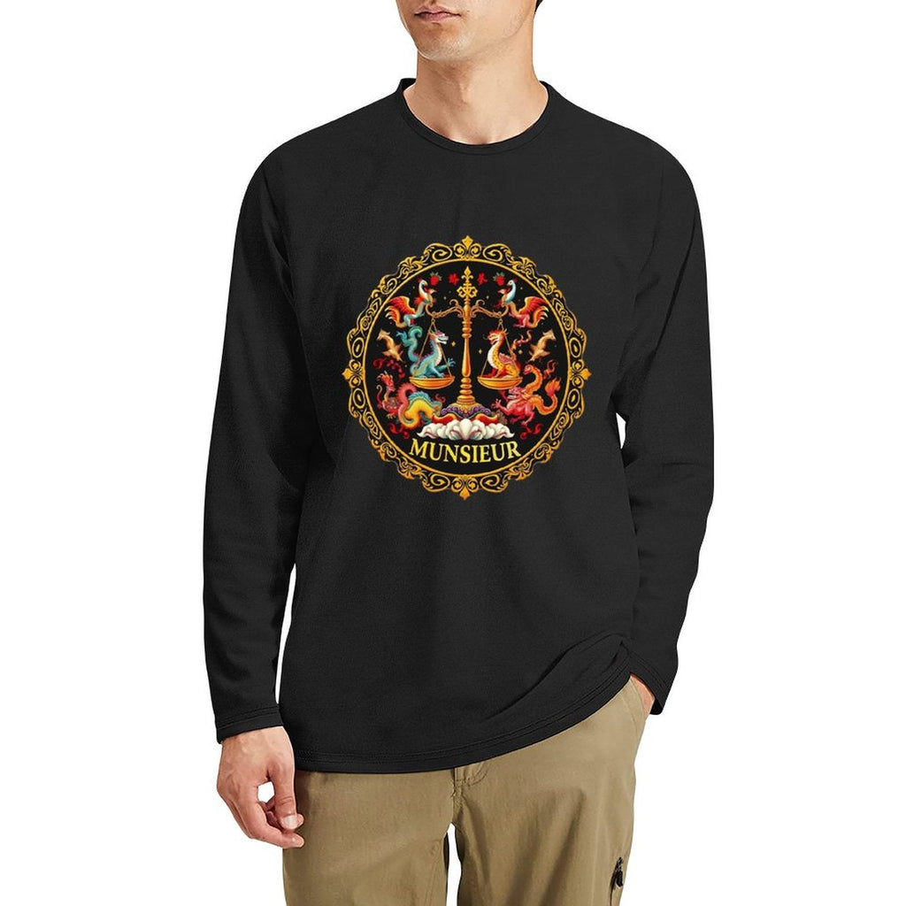 Munsieur Long Sleeve Tee for Men: Versatile, Timeless, and Always On Point