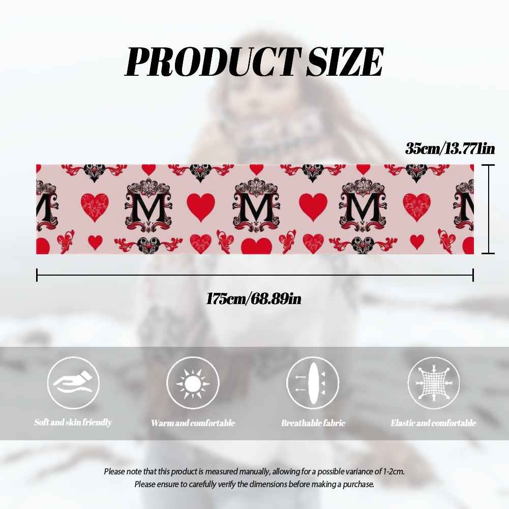 MUNSIEUR Fluffy Scarf Accessories Valentine's Day Collection