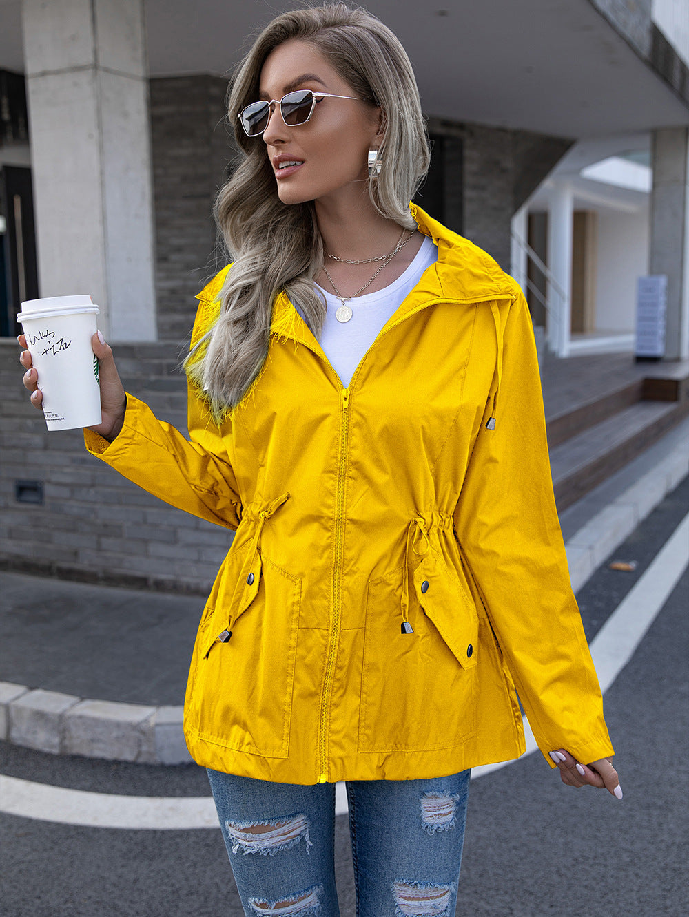 Women's Jacket Outdoor Windbreaker