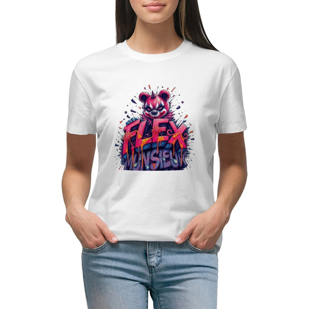Women's Munsieur T-shirt "Flex" Streetwear for Her