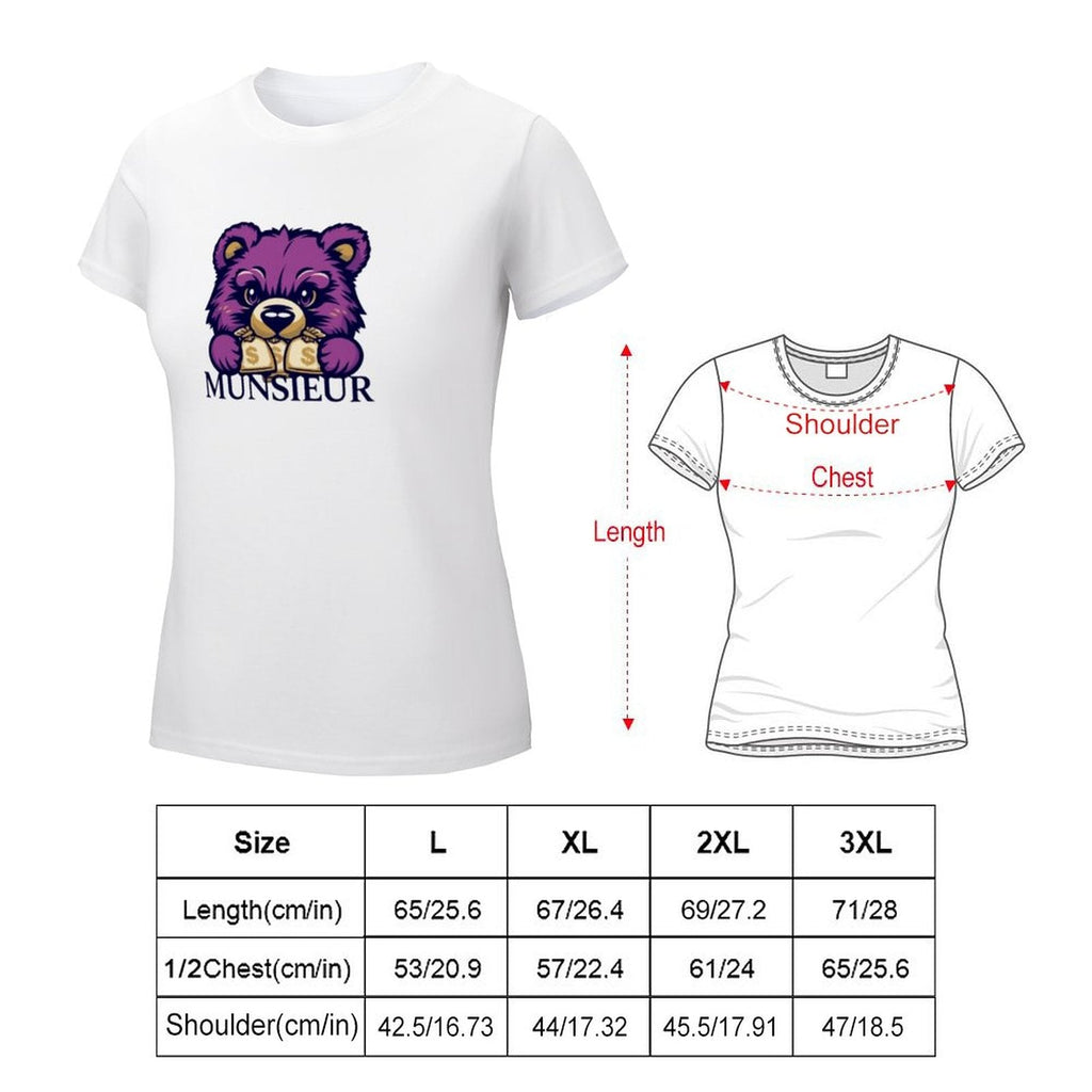 MUNSIEUR T-Shirt for Women The Ultimate Blend of Fashion and Fit for Her