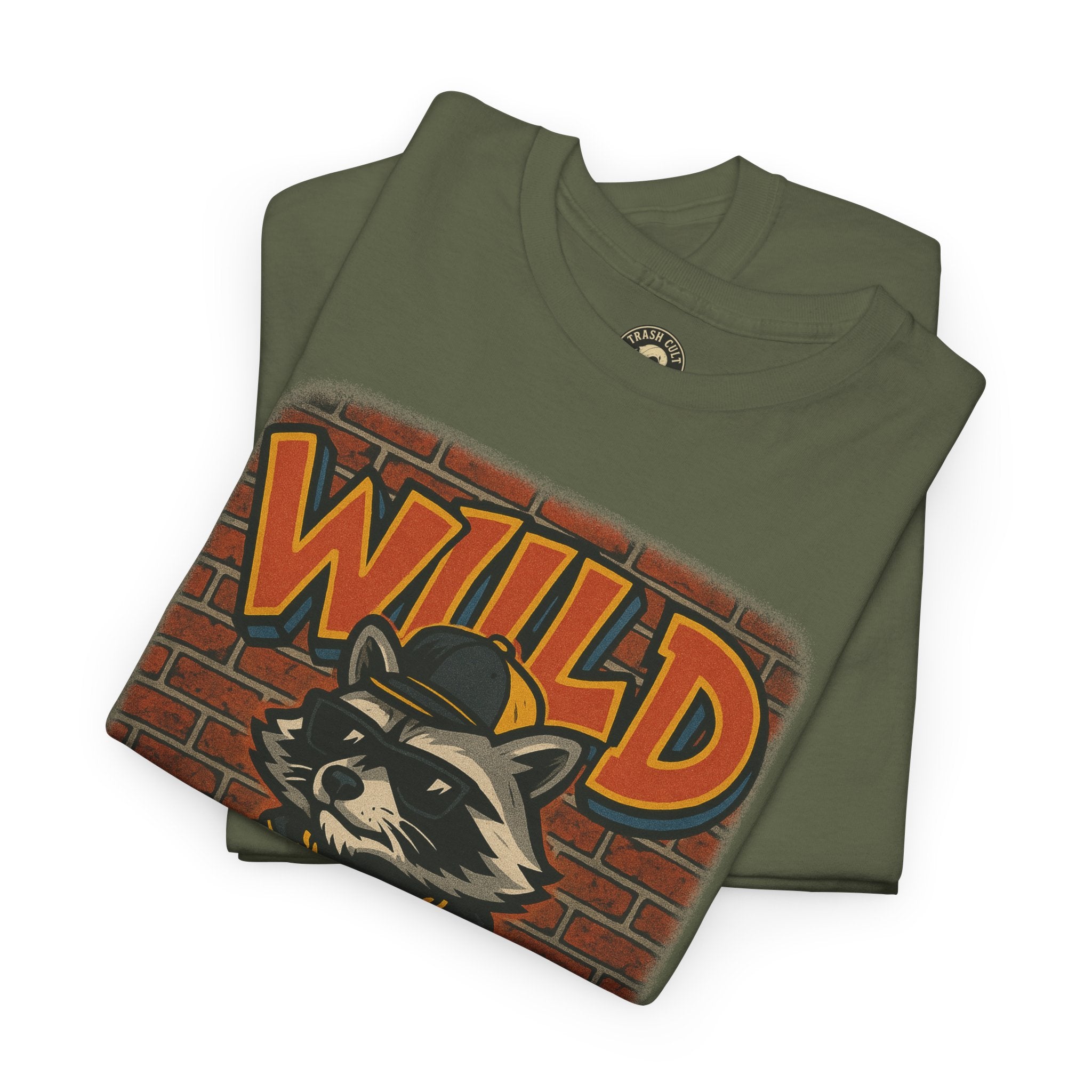 Wild Trash Cult Unisex Tee, Retro Animal T-Shirt, Graphic Tee, Eco-Conscious Apparel, Gift for Nature Lovers, Casual Streetwear