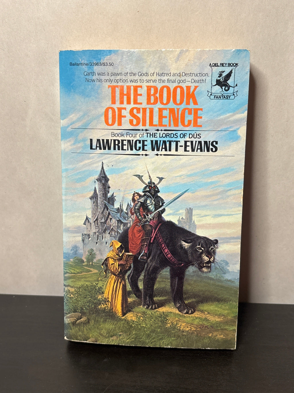 The Book of Silence by Lawrence Watt-Evans (The Lords of Dus #4) | Vintage Fantasy