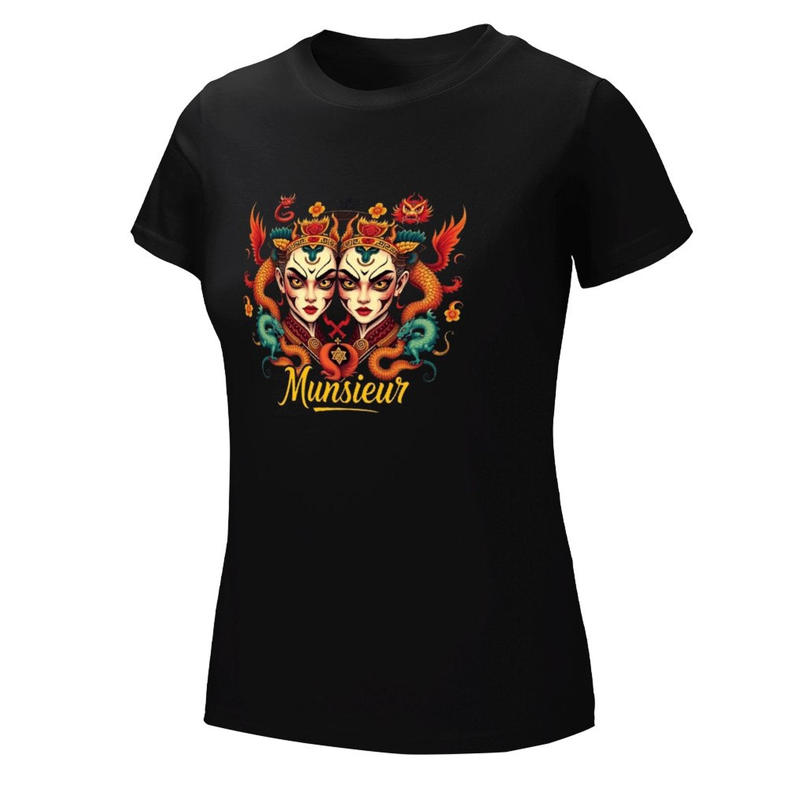 Munsieur T-Shirt for Women: Classic Comfort with a Contemporary Twist for Her