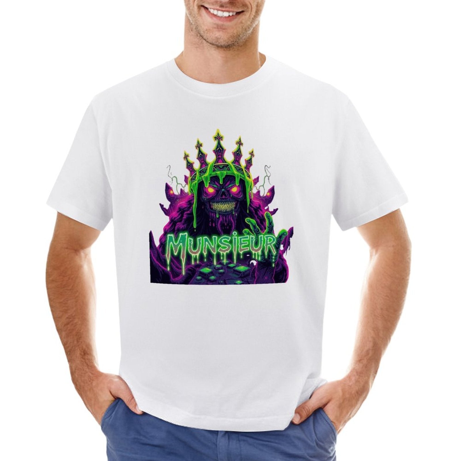 Munsieur Men's Emerald Isle Halloween Streetwear Tee