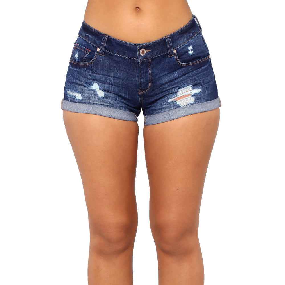 Denim Ripped Flanging Bottoms