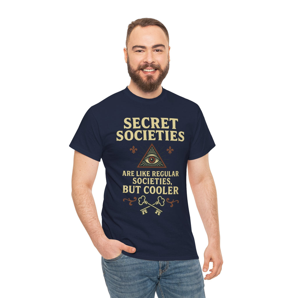 Secret Societies Shirt – Illuminati Eye Graphic Tee – Gildan 5000 Soft Cotton – Trash Cult Vintage Design
