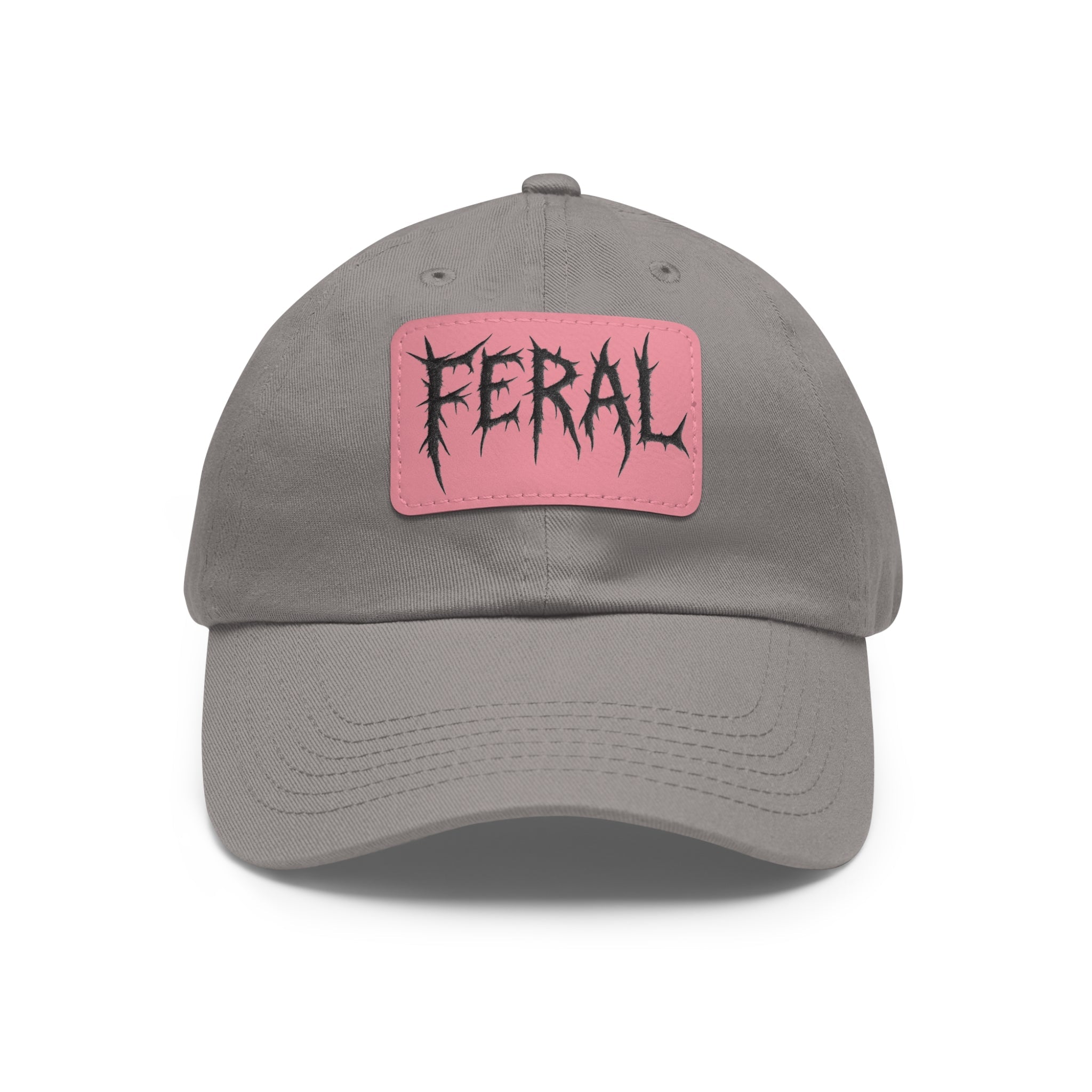 FERAL Embroidered Leather Patch Hat – Trash Cult Supply Co.
