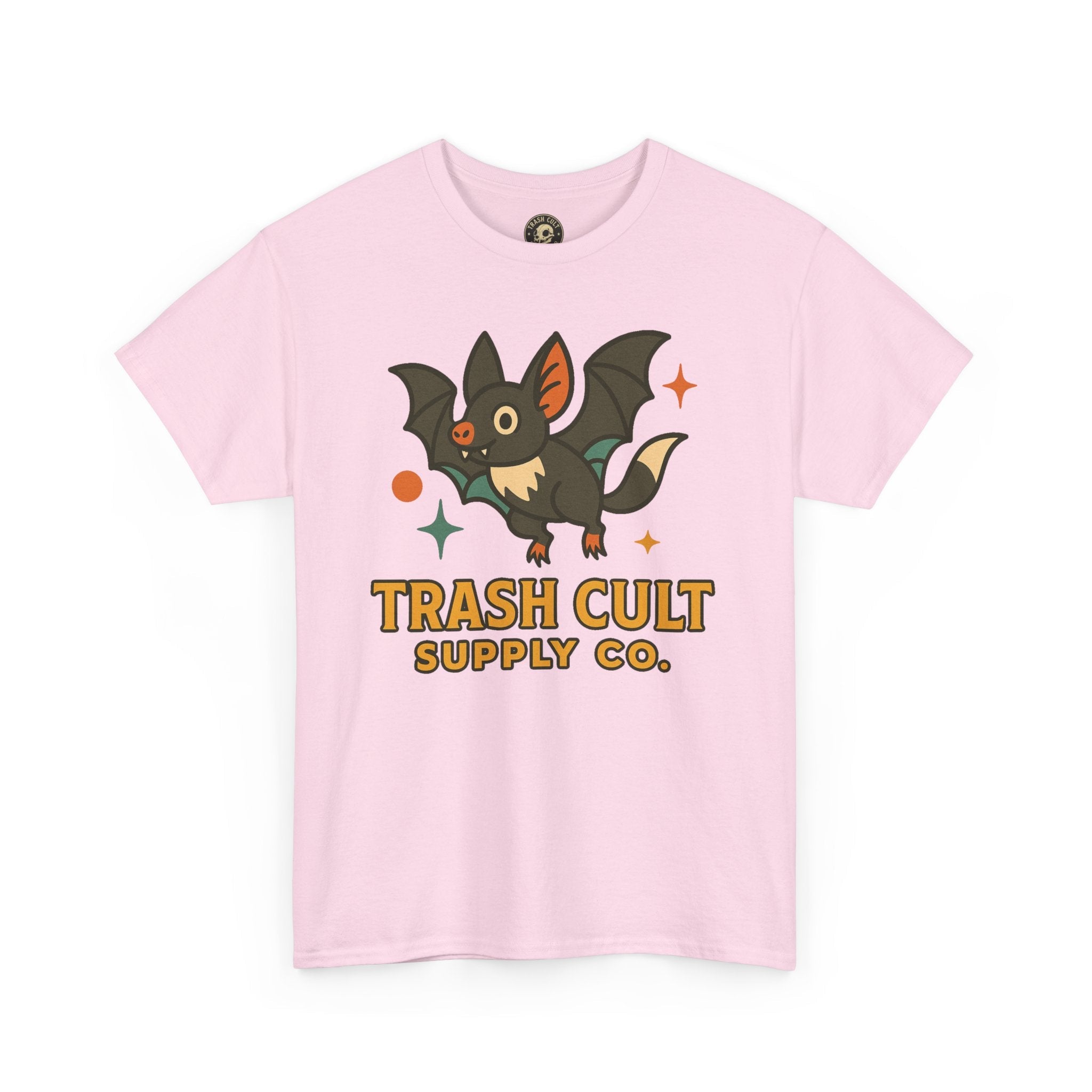 Trash Cult Supply Co. Unisex Heavy Cotton Tee - Fun Graphic Tee for Casual Wear, Perfect Gift for Bat Lovers, Halloween T-Shirt, [...]