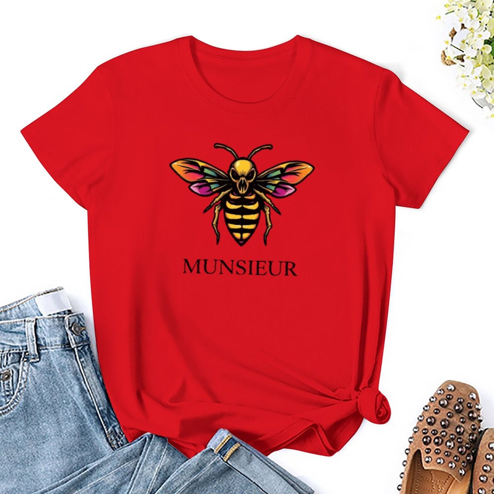 Munsieur T-Shirt for Women: Redefining Casual Chic with Elegance for Her