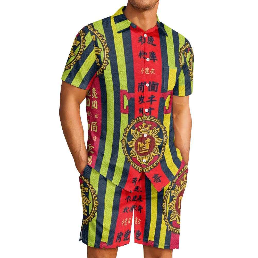 Men's Casual Shorts Set - Two Piece Matching Summer Outfit